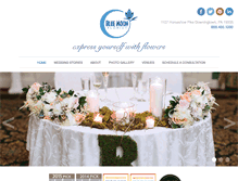 Tablet Screenshot of chestercountyweddingflowers.com